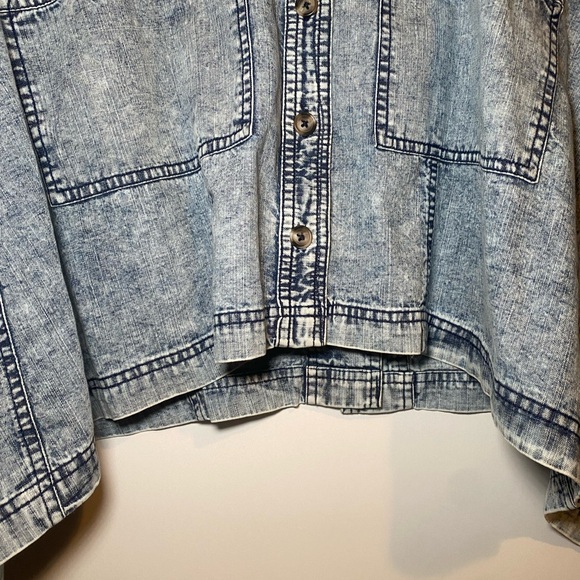 We The Free Blue Denim Style Jacket XS - Picture 4 of 9